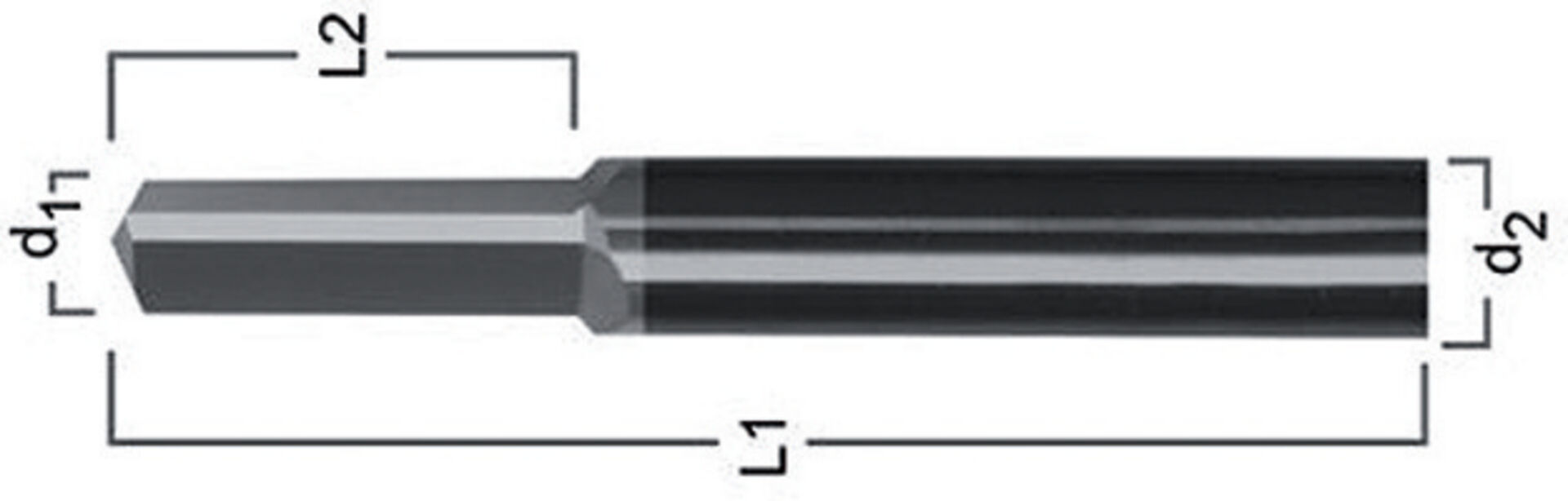 FORMAT Gewindebohrer-Ausbohrer VHM Z3 M 5