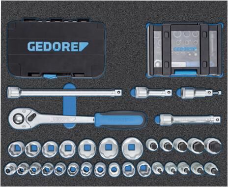 GEDORE Werkzeugwagen mit Sortiment WSL-M-TS-172 3100197