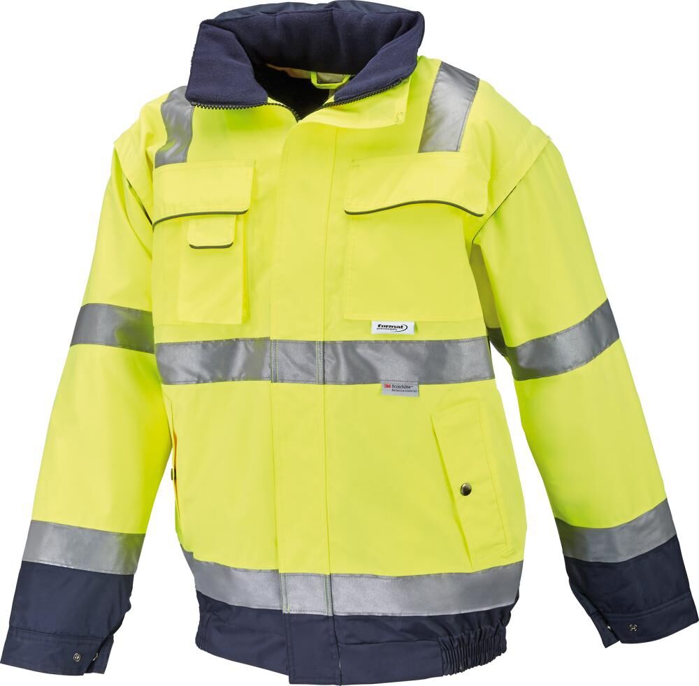 KÜBLER REFLECTIQ Jacke PSA 2 warnorange/anthrazit, Gr. 27