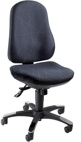 Drehstuhl Trend 10 Synchro 10 schwarz-gemustert