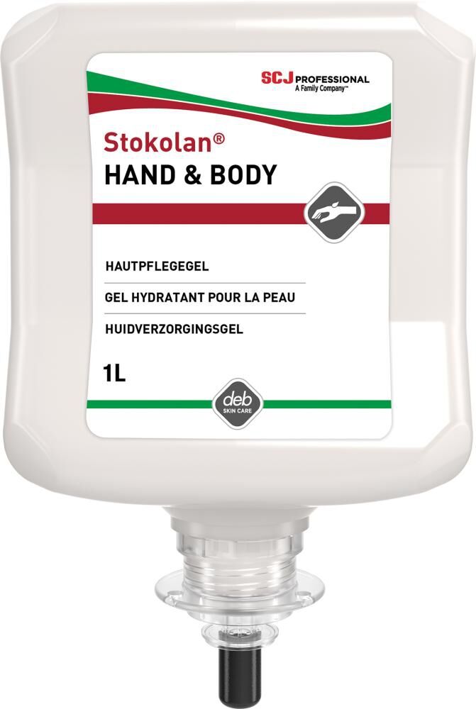 SC JOHNSON Hautpflegegel Stokolan Hand & Body 1.000ml Kartusche SBL1L SC JOHNSON Hautpflegegel Stokolan Hand & Body 1.000ml Kartusche SBL1L