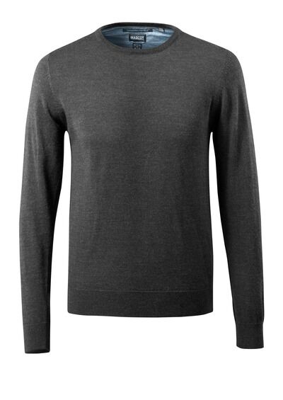 MASCOT Frontline Strick-Pullover Gr. L dkl.anth/hellgr Merino 50636-989