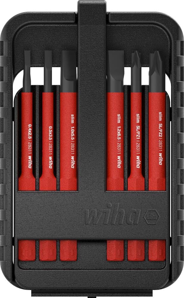 WIHA Wechselklingen-Set VDE slimBit electric PH PZ Schlitz WIHA Wechselklingen-Set VDE slimBit electric PH PZ Schlitz