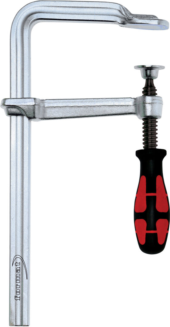 FORMAT Ganzstahl-Schraubzwinge 160x 80mm 2K-Griff FORMAT Ganzstahl-Schraubzwinge 160x 80mm 2K-Griff