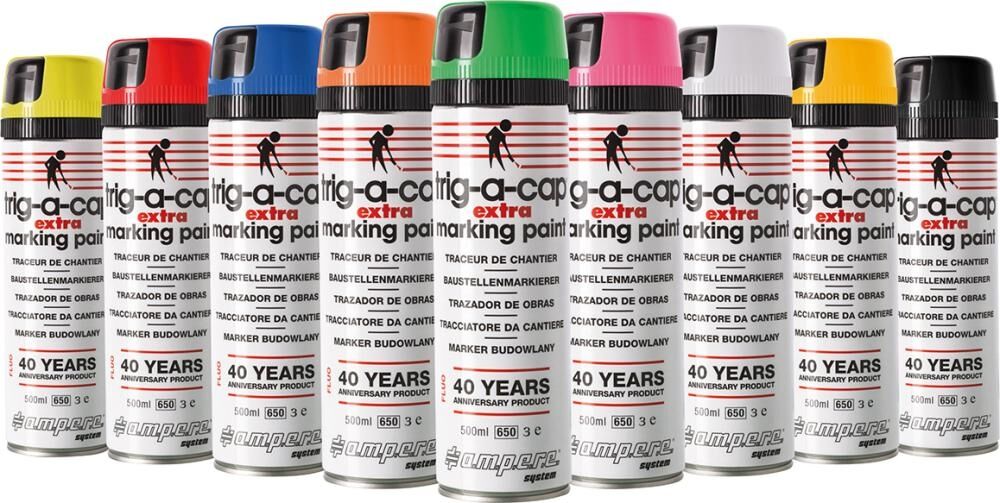 AMPERE Baustellenmarkierspray t-a-c extra 500ml rot fl AMPERE Baustellenmarkierspray t-a-c extra 500ml rot fl