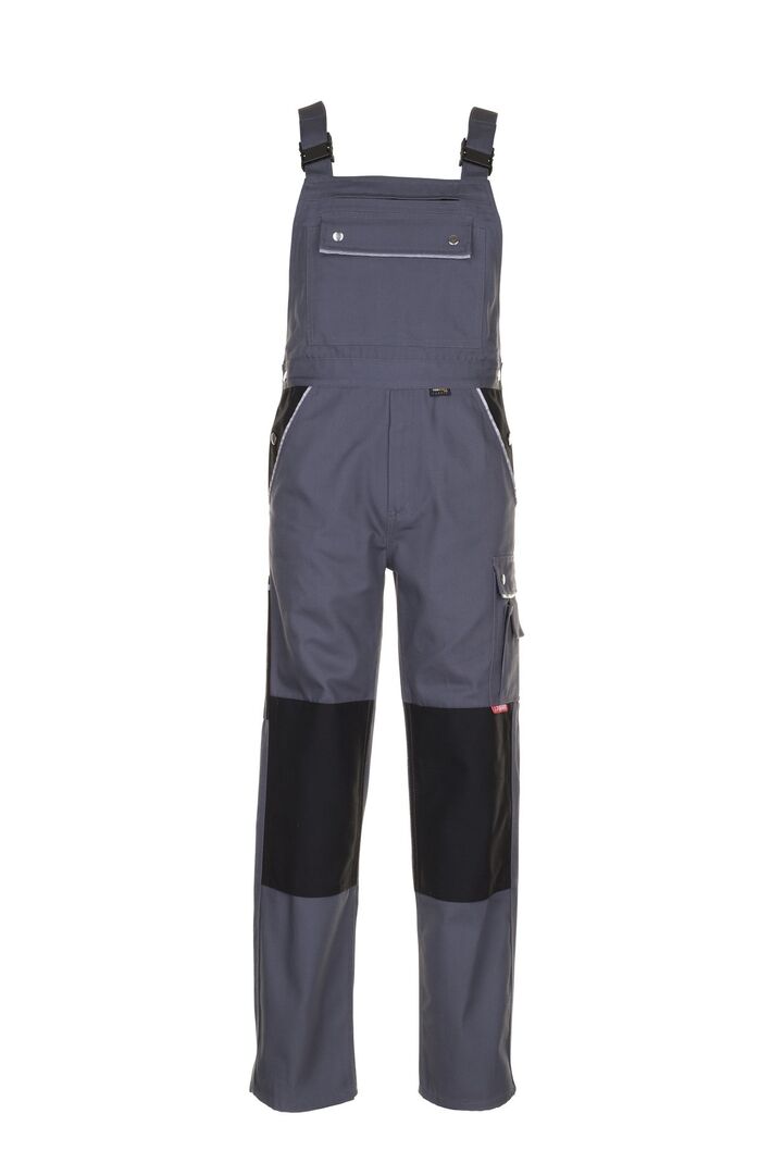 PLANAM Latzhose CANVAS 320 gr/qm Grau-Schwarz Nr. 2133 Gr. 48 PLANAM Latzhose CANVAS 320 gr/qm Grau-Schwarz Nr. 2133 Gr. 48