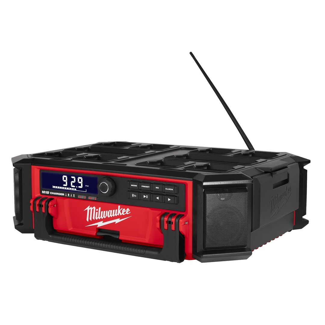 MILWAUKEE Akku-/Netz-Radio Packout mit Ladefunktion M18 PRCDAB+ MILWAUKEE Akku-/Netz-Radio Packout mit Ladefunktion M18 PRCDAB+