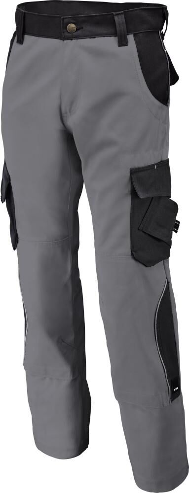 FHB Arbeitshose BRUNO 130430 grau/schwarz Gr.52