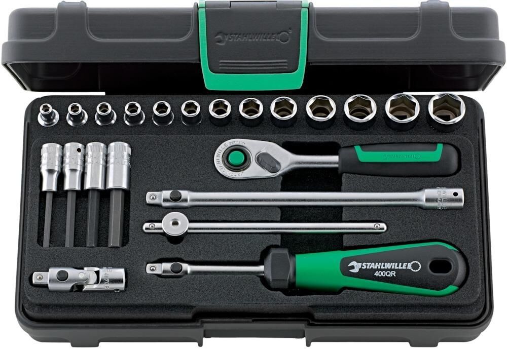 STAHLWILLE Steckschl.-Grt. 1/4" 22tlg. 40/44/17/5QR STAHLWILLE Steckschl.-Grt. 1/4" 22tlg. 40/44/17/5QR