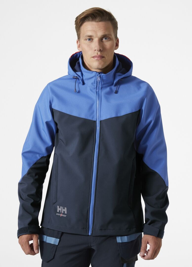 HELLY HANSEN Oxford Softshell-Jacke 74290 Gr. M NAVY/STONE BLUE HELLY HANSEN Oxford Softshell-Jacke 74290 Gr. M NAVY/STONE BLUE