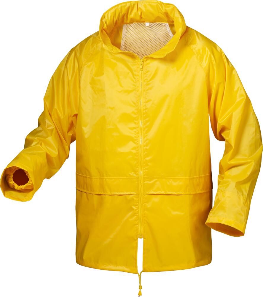 Regenjacke Nylon/Vinyl, Gr. XL, gelb