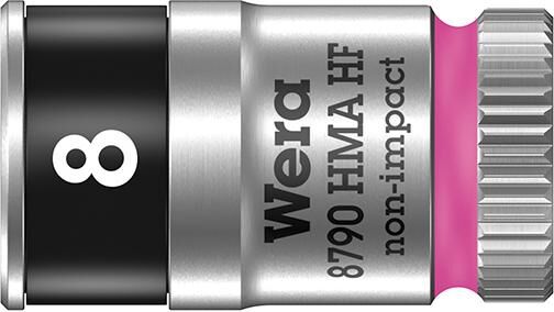 WERA Steckschl.-Einsatz 1/4" 8  mm  6kt. Haltef.