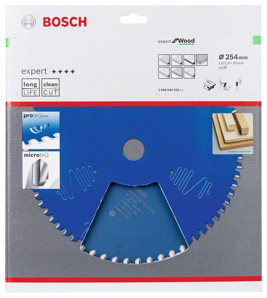 BOSCH Kreissägeblatt Expert for Wood 254x30x2,6mm 54 Z BOSCH Kreissägeblatt Expert for Wood 254x30x2,6mm 54 Z