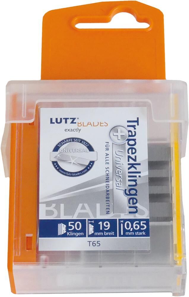Trapezklinge a  50 Stück Standard 0,65mm      Lutz