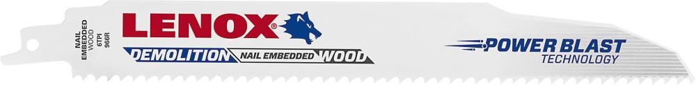 LENOX Säbelsägeblatt DEMOLITION 2St. 225x22x1,6mm 10 Z LENOX Säbelsägeblatt DEMOLITION 2St. 225x22x1,6mm 10 Z