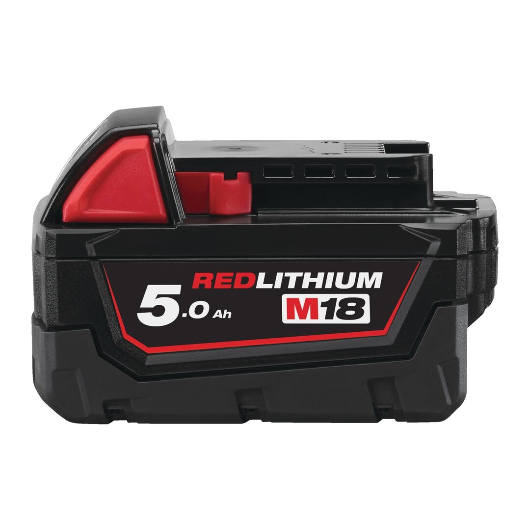 MILWAUKEE Akku Ersatzakku M18 B5 18 V/5Ah Li-Ion Red MILWAUKEE Akku Ersatzakku M18 B5 18 V/5Ah Li-Ion Red