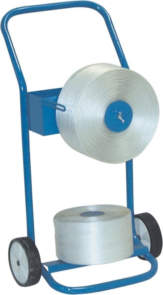 Abrollwagen fahrbar, f. Polyesterband