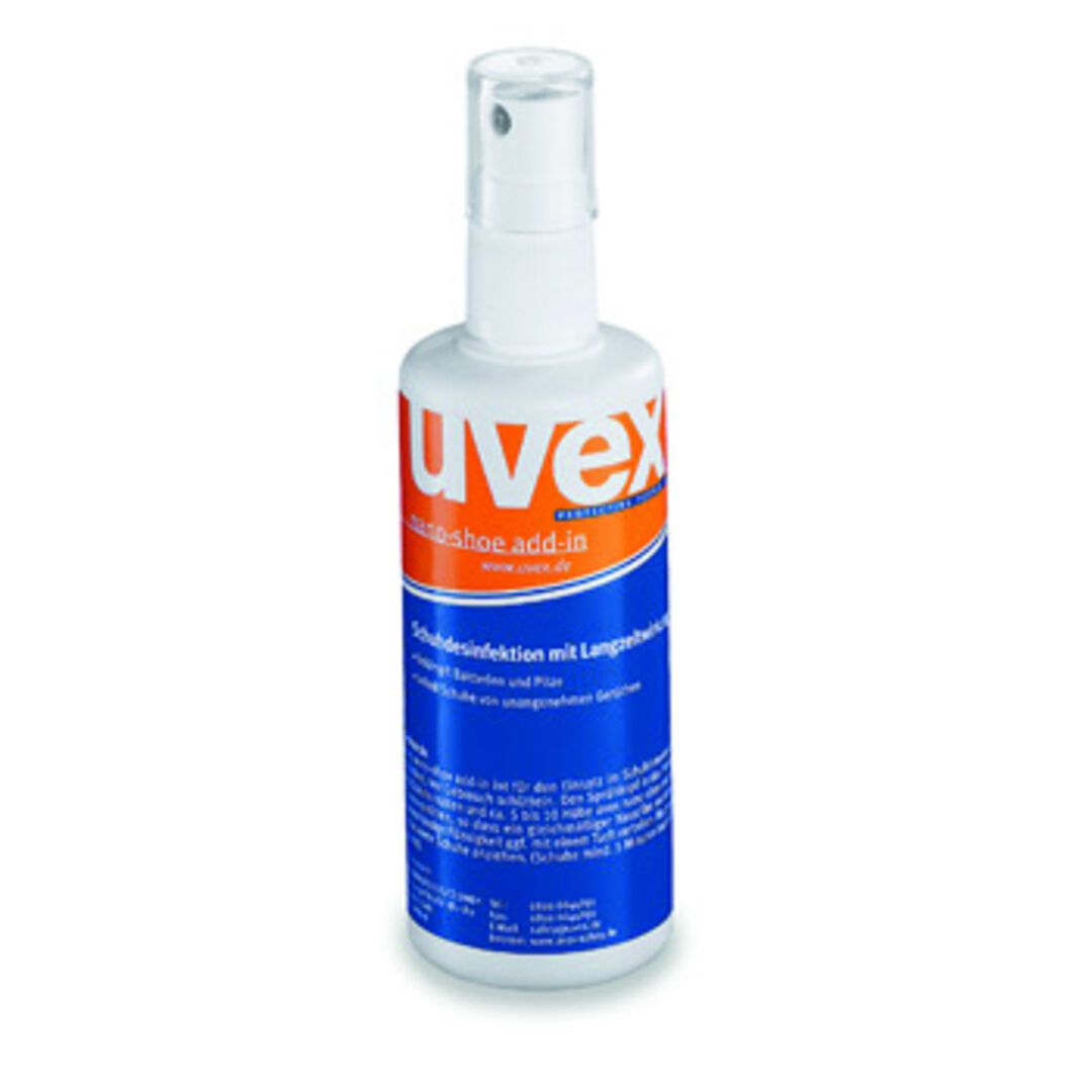 UVEX nano shoe add on Desinfektionsspray Gr. 125ml 9698.3 UVEX nano shoe add on Desinfektionsspray Gr. 125ml 9698.3