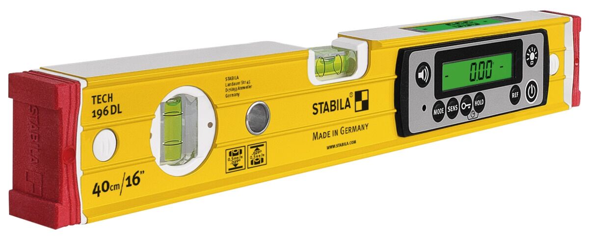 STABILA Elektronik-Wasserwaage TECH 196 DL, 40 cm STABILA Elektronik-Wasserwaage TECH 196 DL, 40 cm