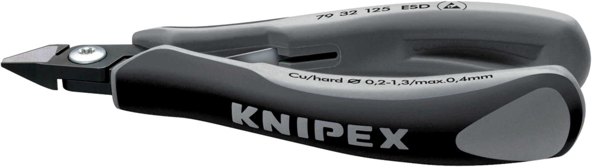 KNIPEX 79 42 125 ESD Präzisions- Elekt.-Seitenschneider ESD brün. 125 mm