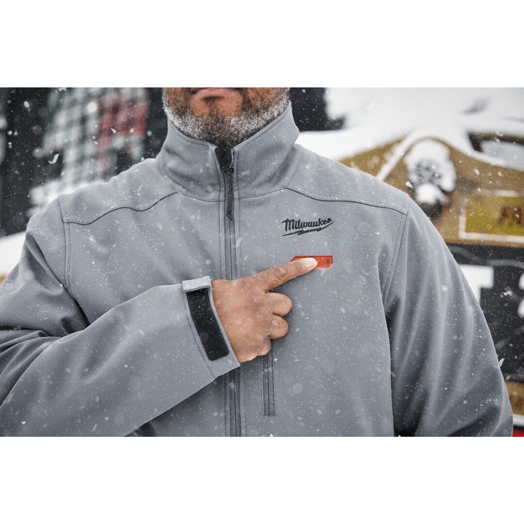 MILWAUKEE Akku-Thermo-Jacke HJGREY5-0 grau, Gr. M MILWAUKEE Akku-Thermo-Jacke HJGREY5-0 grau, Gr. M