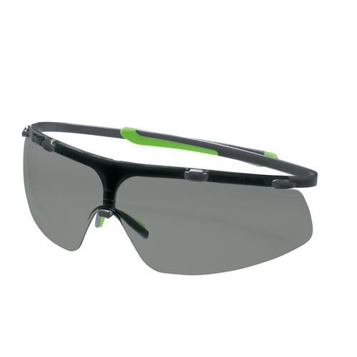 UVEX Schutzbrille super g exc. AS AF grau 23% gr/lime 9172.281