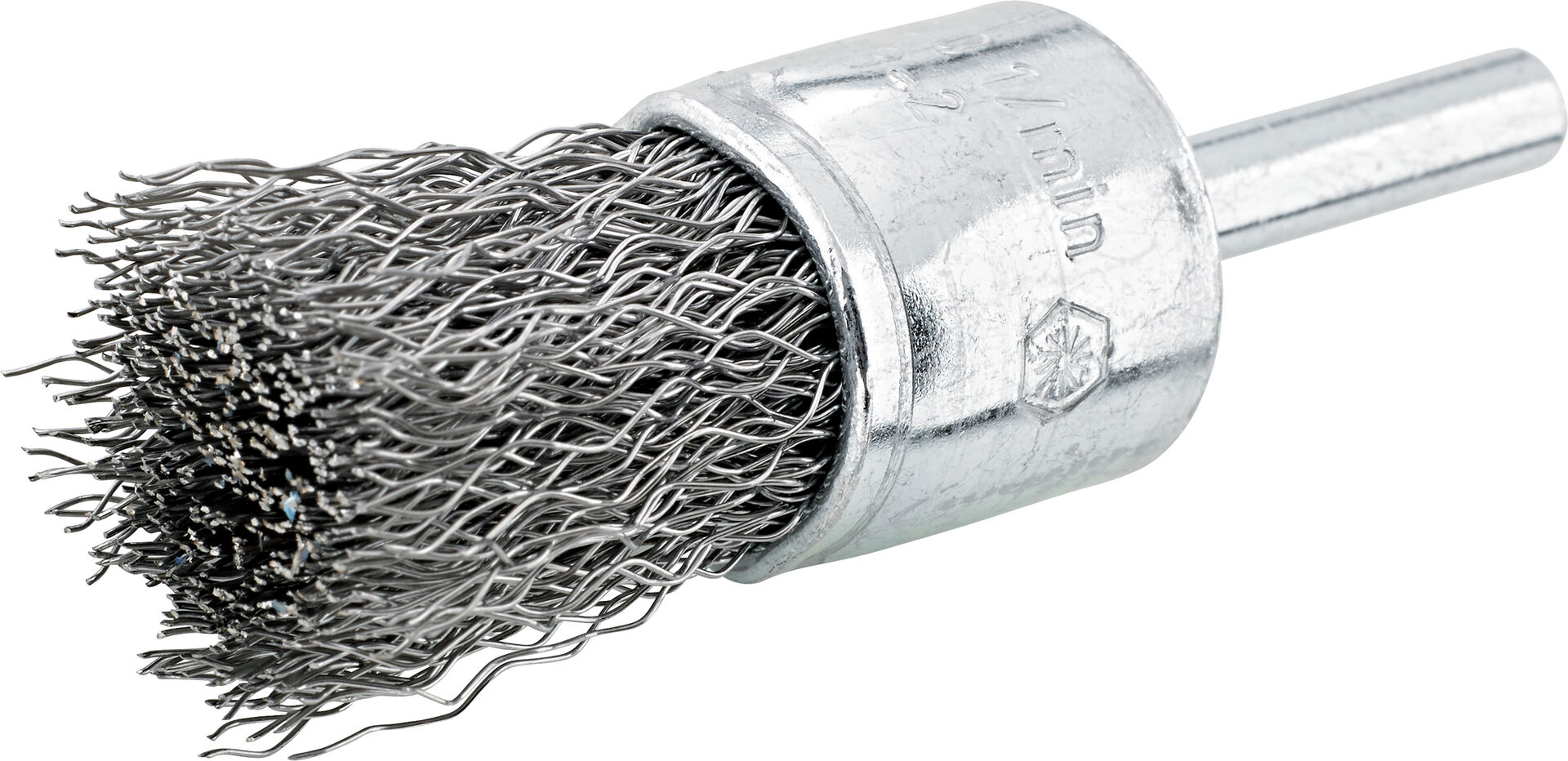 FORMAT Pinselbürste Stahldraht gewellt 6mm 25x25x0,3mm