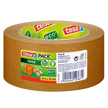 TESA Packband TESApack Paper EcoLogo 57180-00000 50mmx50m braun TESA Packband TESApack Paper EcoLogo 57180-00000 50mmx50m braun