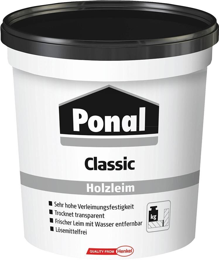 PONAL Classic PVAc Holzleim weiß 760g Dose (F)