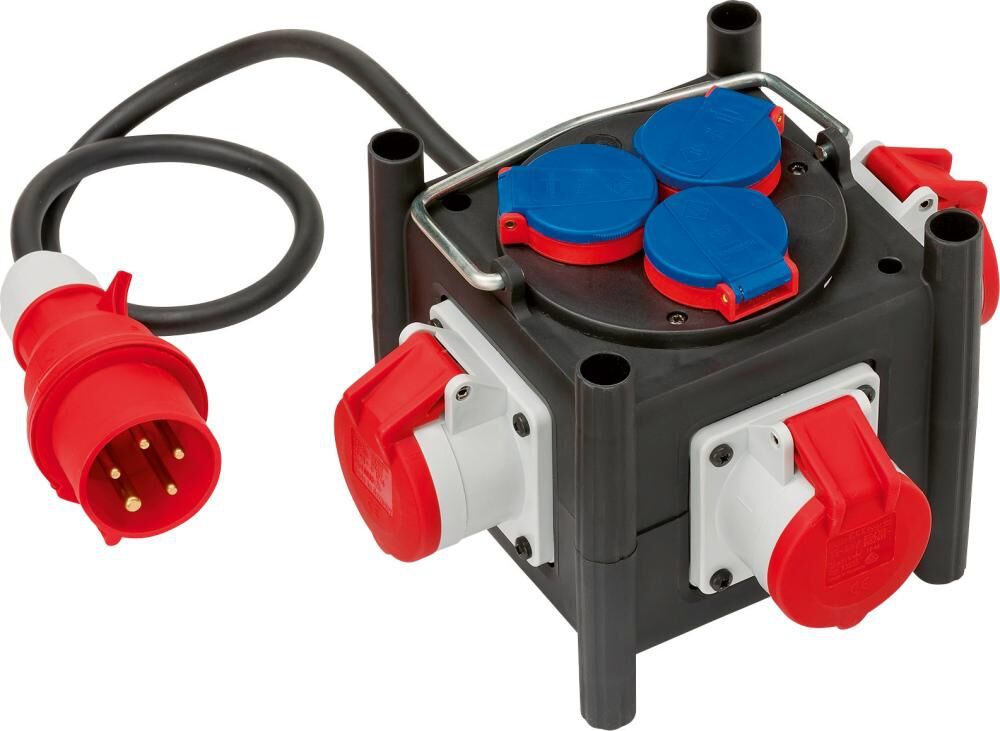 BRENNENSTUHL Kompakt-Stromverteiler H07RN-F5G1,5 1m 3xCEE400V + 3x230V BRENNENSTUHL Kompakt-Stromverteiler H07RN-F5G1,5 1m 3xCEE400V + 3x230V