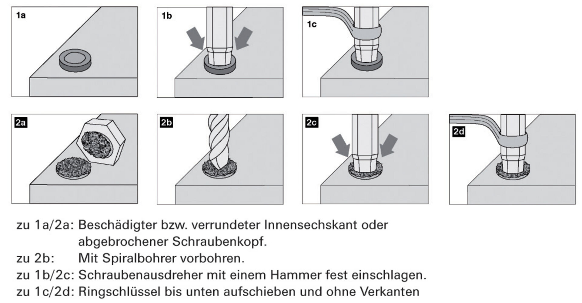 WIHA Schraubenausdrehersatz