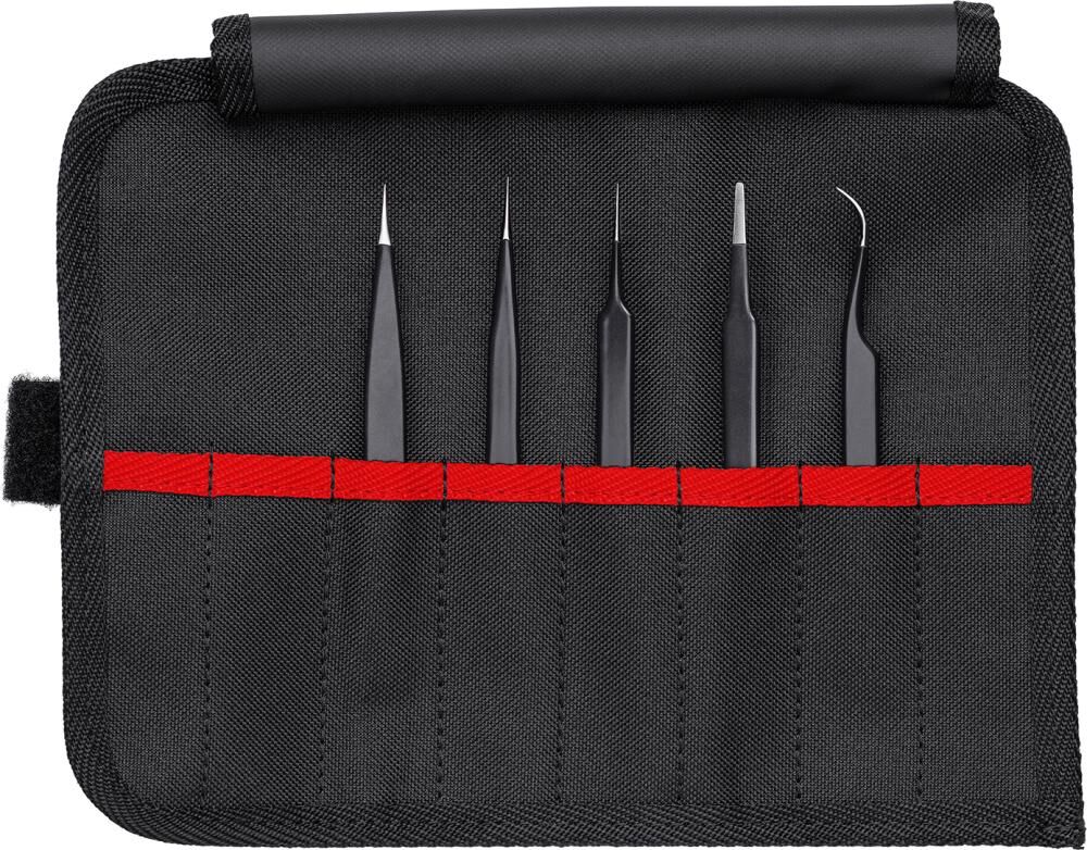 KNIPEX Universalpinzetten-Set ESD 5-teilig 92 00 01 KNIPEX Universalpinzetten-Set ESD 5-teilig 92 00 01