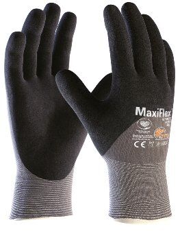 ATG Montage-Handschuh MaxiFlex Ultimate Gr. 7 Nitrilschaum, grau/schwarz, 34-875