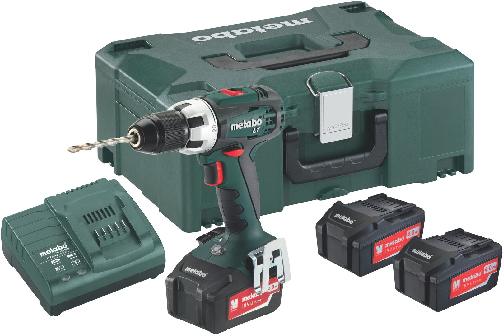 METABO Akku-Bohrschrauber BS 18 LT 3x4Ah metaLOC METABO Akku-Bohrschrauber BS 18 LT 3x4Ah metaLOC