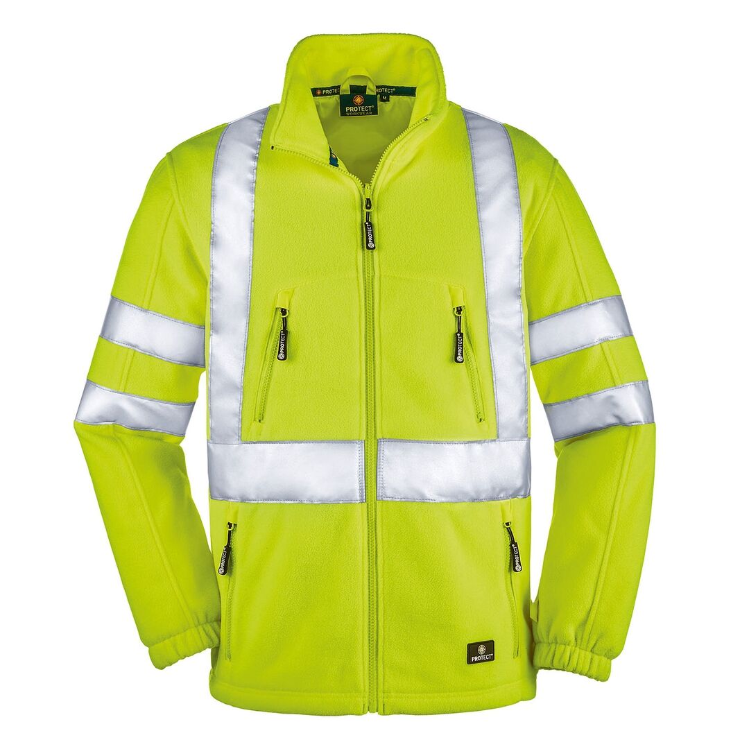 4PROTECT Warnschutz-Fleecejacke SEATTLE 3465 leuchtgelb Gr. S 4PROTECT Warnschutz-Fleecejacke SEATTLE 3465 leuchtgelb Gr. S