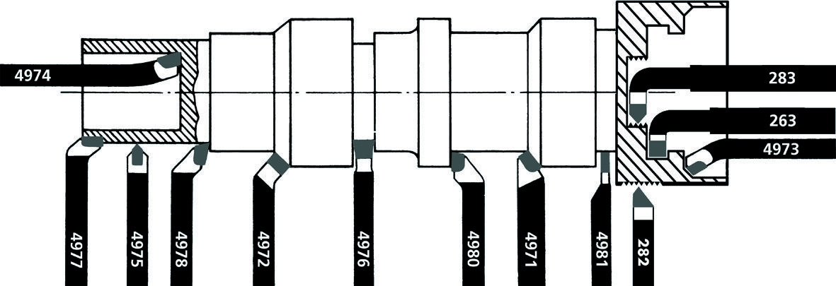 FORMAT Drehmeißel HM DIN4972 Links 32 x 32 x 170 mm P25 / 30 FORMAT Drehmeißel HM DIN4972 Links 32 x 32 x 170 mm P25 / 30