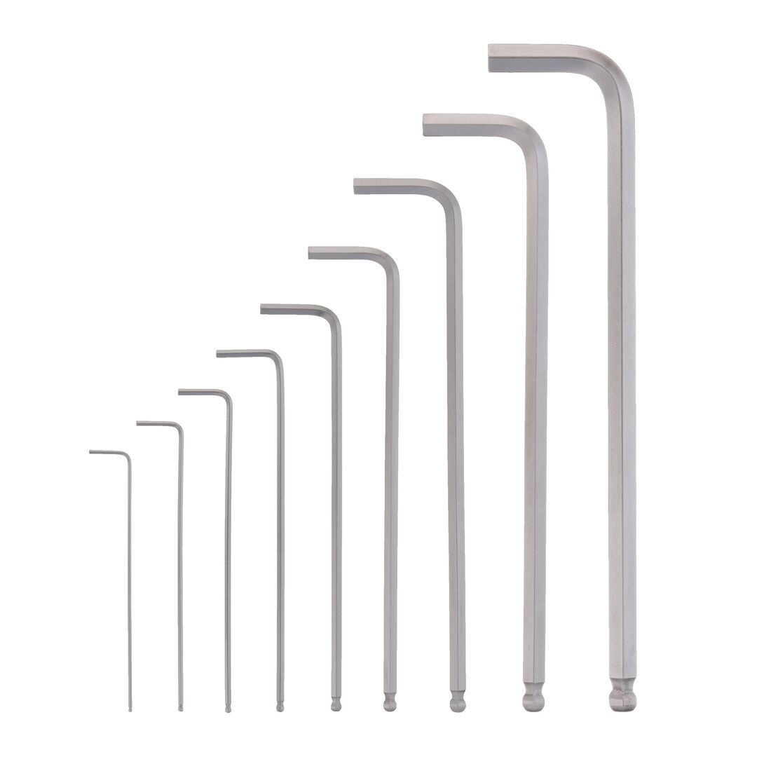 MILWAUKEE Innensechskantschlüssel-Satz metrisch, 9-teilig, 1,5-10 mm