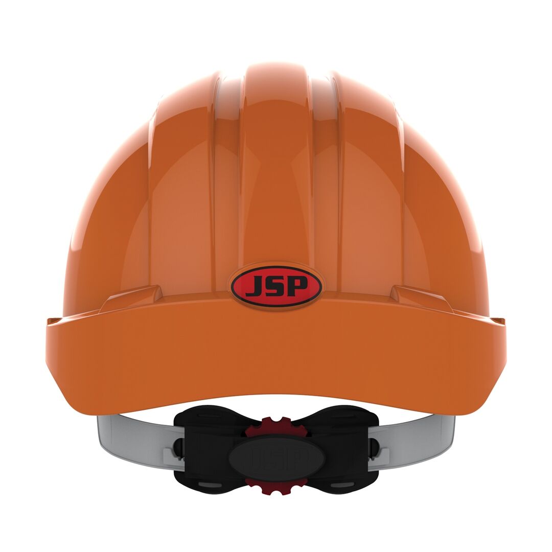 JSP Schutzhelm EVO3 AJF170 belüftet, mit Schirm, orange JSP Schutzhelm EVO3 AJF170 belüftet, mit Schirm, orange