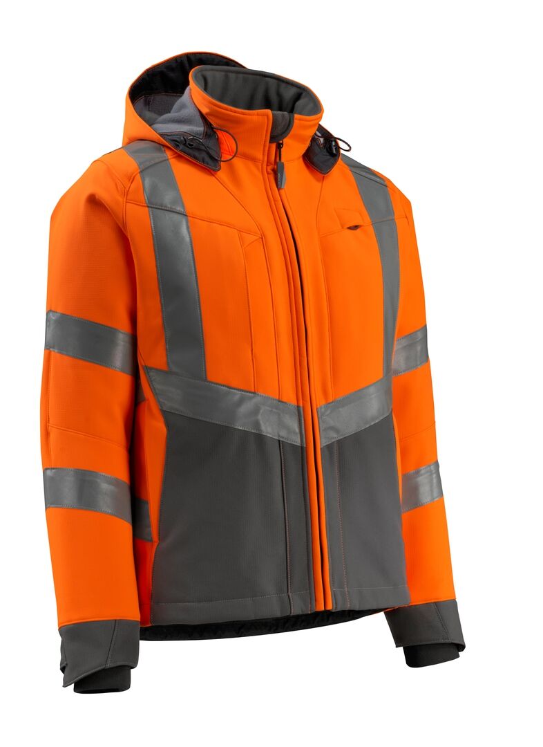 MASCOT Safe Supr Softsh-Jacke Blackpool Gr. 2XL hi-vis or/dunkelanthr. 15502-246