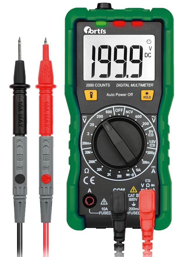 FORTIS Digital-Multimeter 0,1mV-600V FORTIS Digital-Multimeter 0,1mV-600V