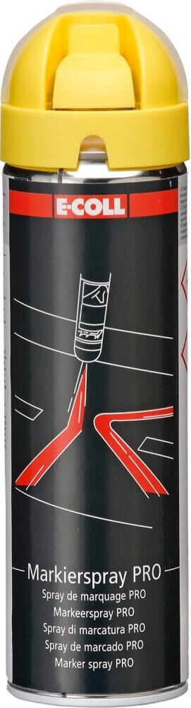 E-COLL PRO Markierspray floureszierend gelb 500ml Spraydose