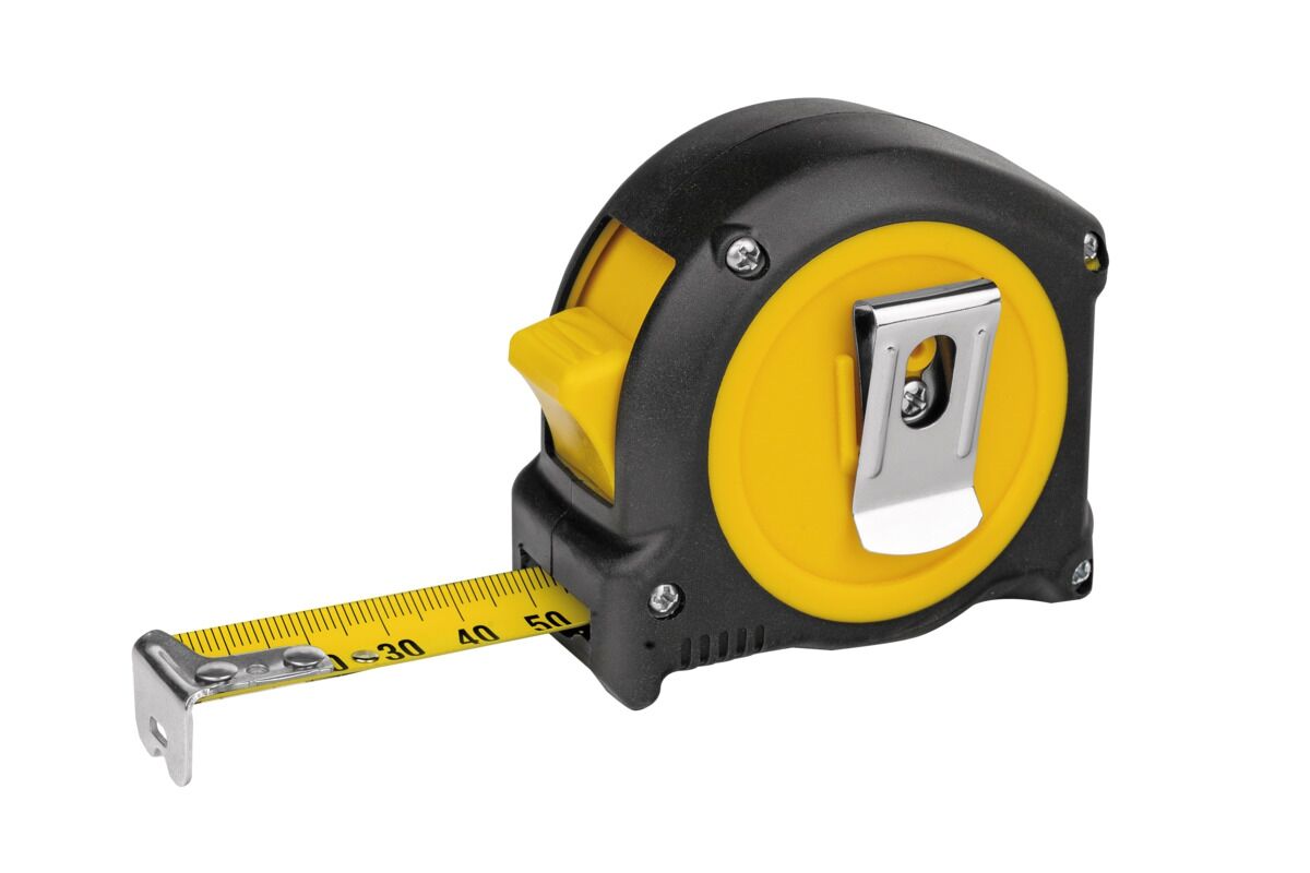STABILA Taschenbandmaß BM 100, 8m, metrische Skala