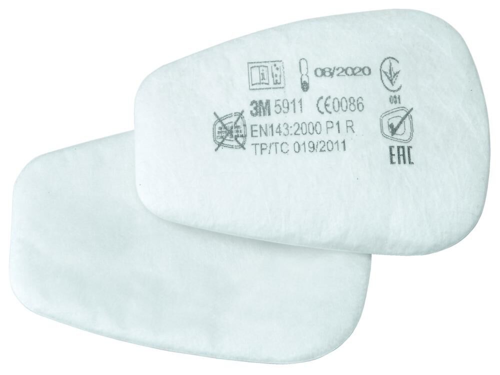 3M Vlieseinlegefilter 5911 P1R 3M Vlieseinlegefilter 5911 P1R