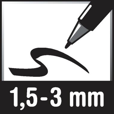 EDDING Permanentmarker 3000 Rundspitze 1,5-3mm, karminrot EDDING Permanentmarker 3000 Rundspitze 1,5-3mm, karminrot