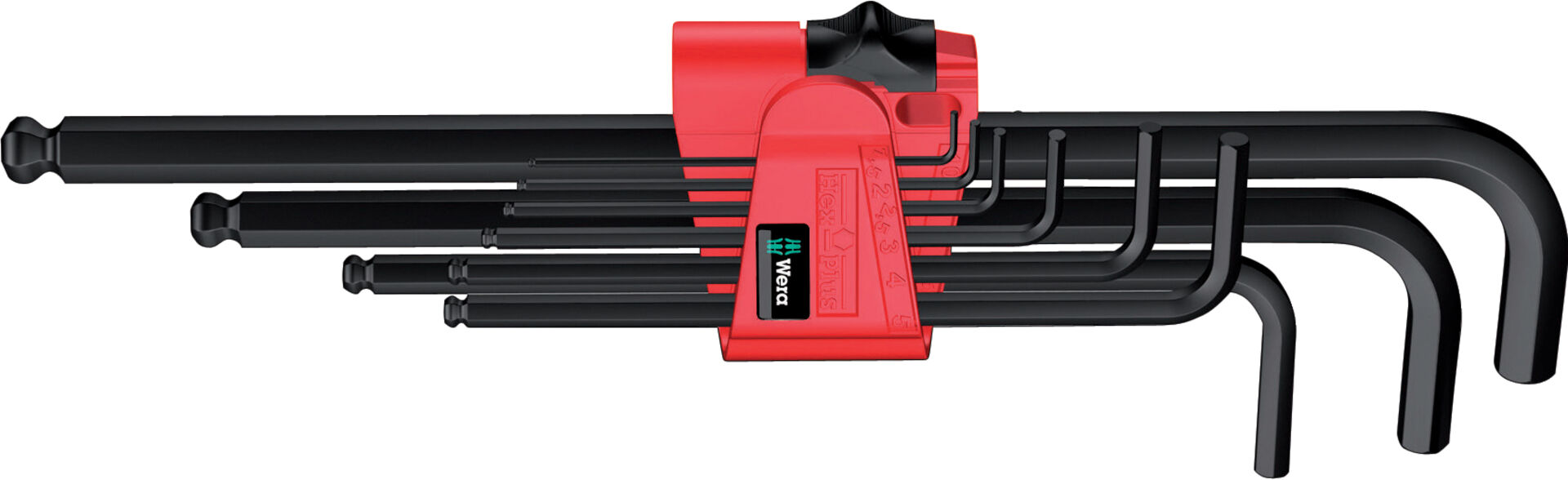 WERA Hex-Plus 6kt.Winkelschraubendreher- Set lang 9tlg. 950 PKL/9BM N WERA Hex-Plus 6kt.Winkelschraubendreher- Set lang 9tlg. 950 PKL/9BM N