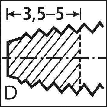FORMAT Handgewindebohrer DIN352 HSS M 27,0 M FORMAT Handgewindebohrer DIN352 HSS M 27,0 M