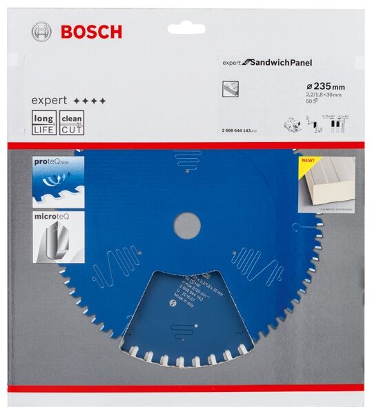 BOSCH Kreissägeblatt HW Expert S. Panel 235x30x2,2 50T