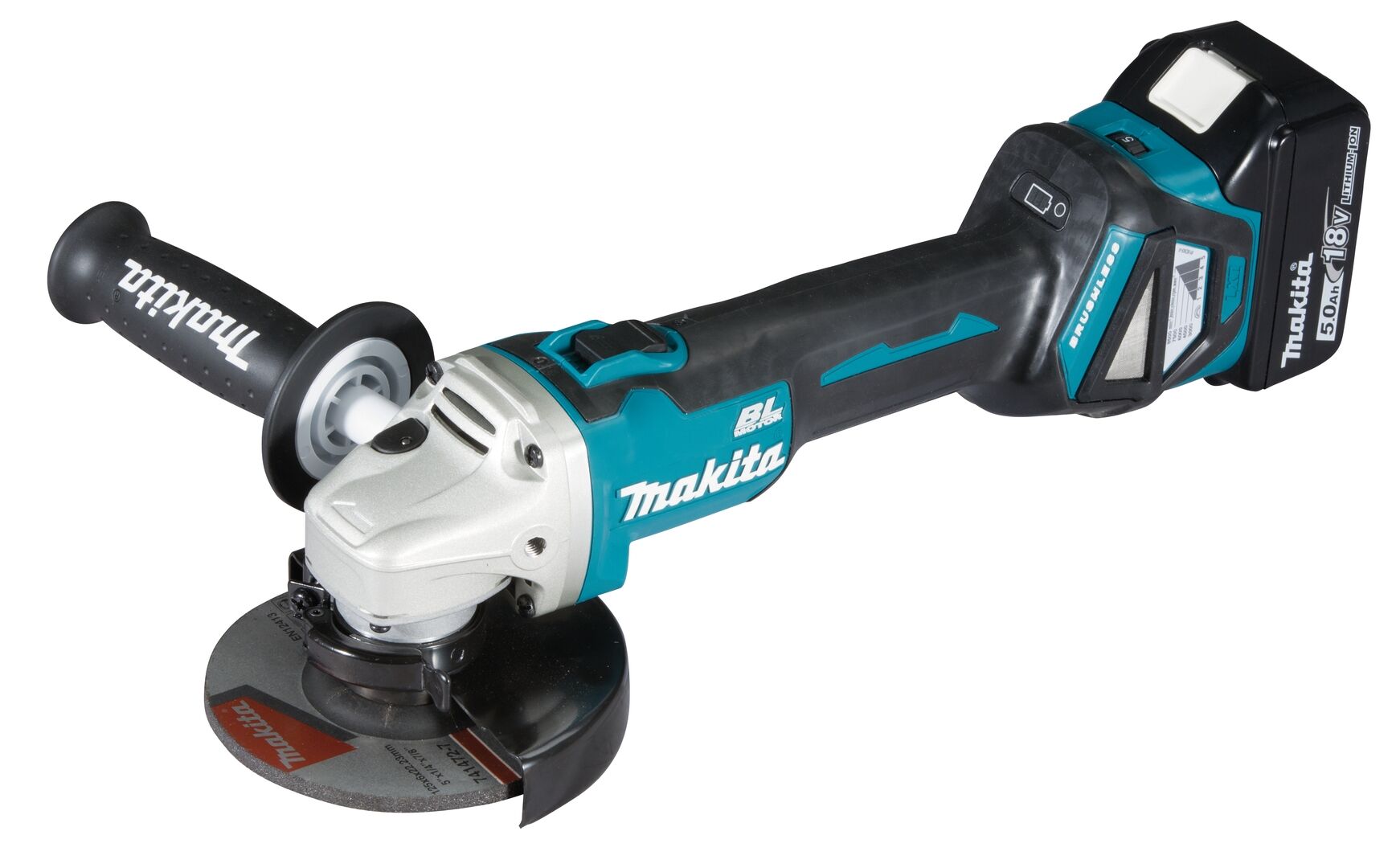MAKITA Akku-Winkelschleifer im MakPak DGA511RTJ, 2x5,0Ah MAKITA Akku-Winkelschleifer im MakPak DGA511RTJ, 2x5,0Ah