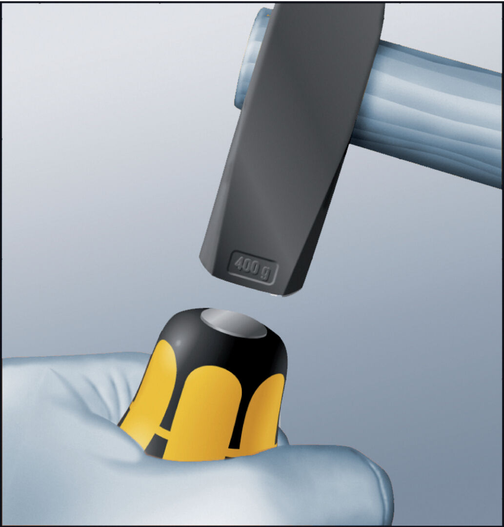 WERA Schraubendreher-Set 6 Teilig mit Schlagkappe & Meißelfunktion WERA Schraubendreher-Set 6 Teilig mit Schlagkappe & Meißelfunktion