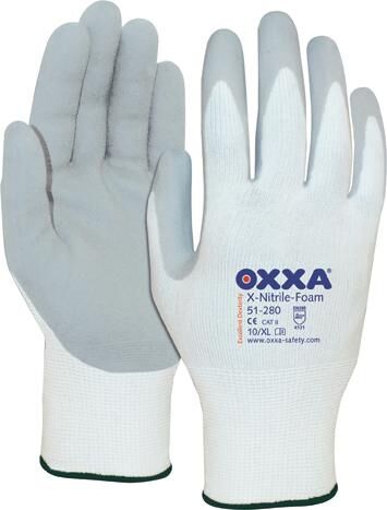 OXXA Handsch. X-Nitrile- Foam Gr. 8 weiß/grau OXXA Handsch. X-Nitrile- Foam Gr. 8 weiß/grau